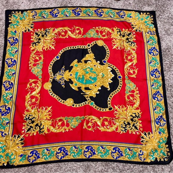 ❤️Elegant Baroque Print Scarf - Picture 5 of 5